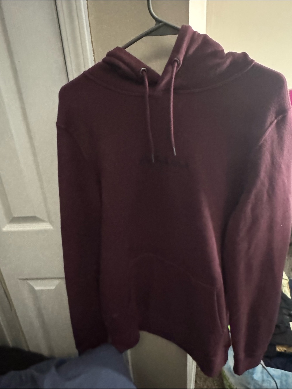 Abercrombie & Fitch Maroon Hooded Pullover
